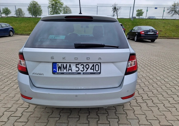 Skoda Fabia cena 42900 przebieg: 80975, rok produkcji 2020 z Wieluń małe 56